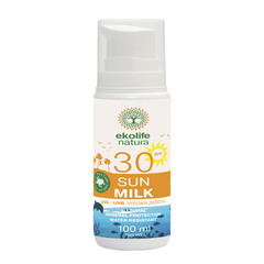 Ekolife Natura, mleko za zaščito pred soncem - ZF 30 (100 ml)
