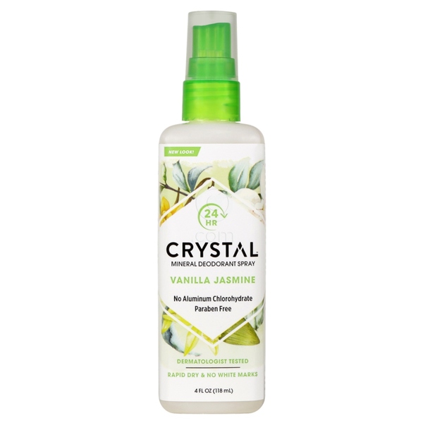 Crystal essence deodorant v razpršilu, vanilija in jasmin (118 ml)