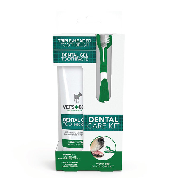 Vet's Best Dental Care, set (gel 103ml & zobna ščetka)