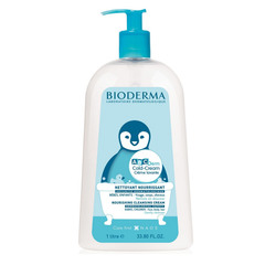 Bioderma ABCDerm Cold Cream, čistilni kremni gel za umivanje in tuširanje s cold kremo (1000 ml)