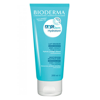 Bioderma ABCDerm Hydratant, vlažilno mleko za obraz in telo (200 ml)