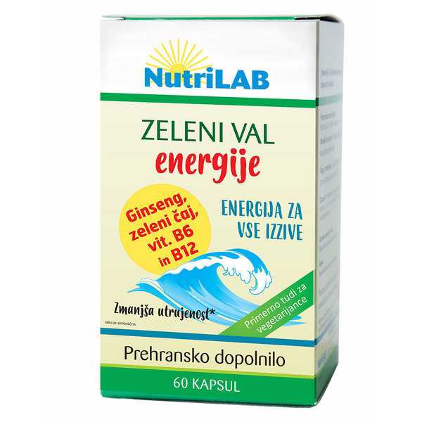 Nutrilab Zeleni Val Energije, kapsule (60 kapsul)