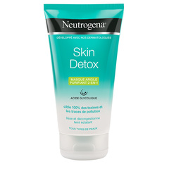 Neutrogena Skin Detox, čistilna maska z glino 2v1 (150 ml)