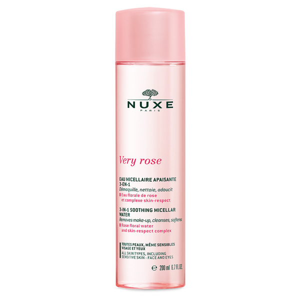 Nuxe Very Rose, pomirjujoča micelarna vodica 3v1 (200 ml)