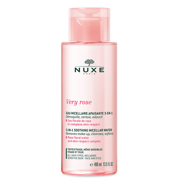 Nuxe Very Rose, pomirjujoča micelarna vodica 3v1 (400 ml)