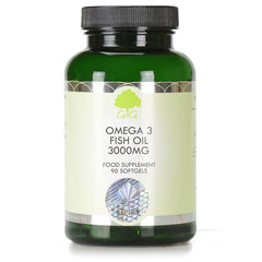 G&G Vitamin Omega 3 Ribje Olje 1000 mg, kapsule (90 kapsul)