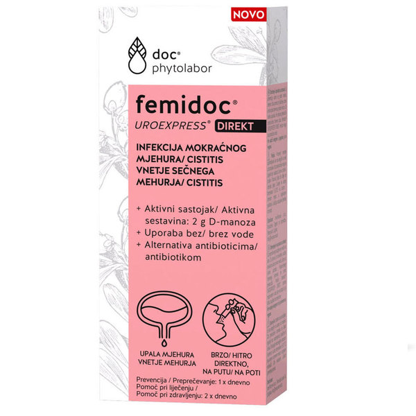 Femidoc Uro Express Direkt, vrečke (10 x 2 g)