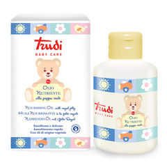 Trudi Baby Care, hranilno olje z matičnim mlečkom in oljem sladkega mandlja (150 ml)