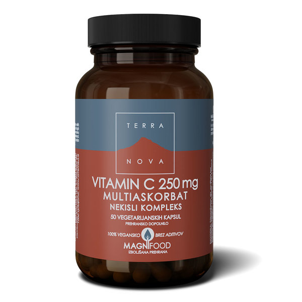 Terranova Vitamin C 250 mg, kapsule (50 kapsul)