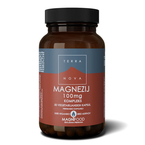 Magnezij 100 mg Terranova, 50 kapsul