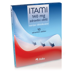 Itamin 140 mg, zdravilni obliž (10 obližev)