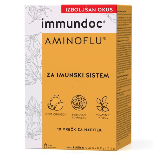 immundoc Aminoflu, vrečice (10 x 13,5 g)