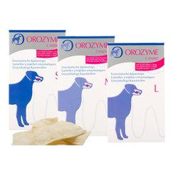 Orozyme Canine S, encimski kolagenski trakovi za žvečenje za majhne pse do 10 kg (224 g)