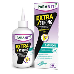 Paranit Extra Strong, šampon za odstranjevanje naglavnih uši in gnid (200 ml + glavnik)