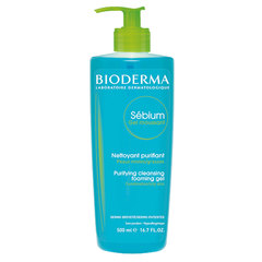 Bioderma Sebium, peneči gel za čiščenje kože (500 ml)