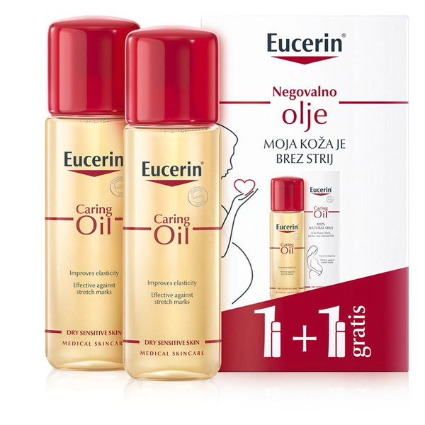 Eucerin, negovalno olje proti strijam - paket (2 x 125 ml)