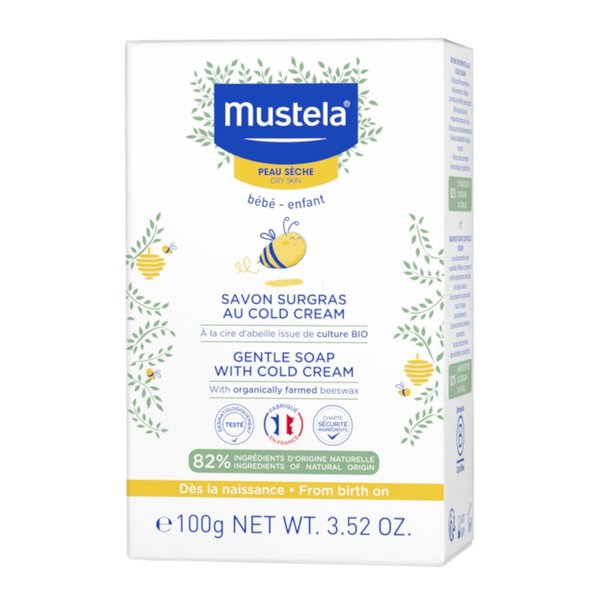 Mustela, nežno milo s hladilno kremo (100 g)