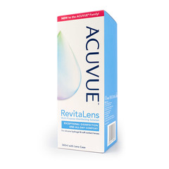 Acuvuve Revitalens, večnamenska razkuževalna raztopina za mehke kontaktne leče (360 ml)