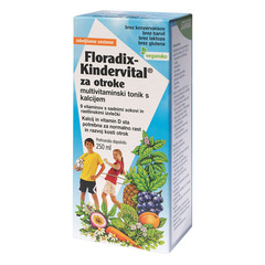 Floradix Kindervital, multivitaminski tonik s kalcijem (250 ml)