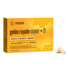Medex Gelee Royale Super + D, kapsule (30 kapsul)