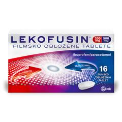 Lekofusin 200 mg/500 mg, filmsko obložene tablete (16 tablet)