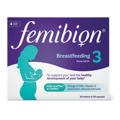 Femibion 3 za čas dojenja, tablete in kapsule (28 tablet + 28 kapsul)