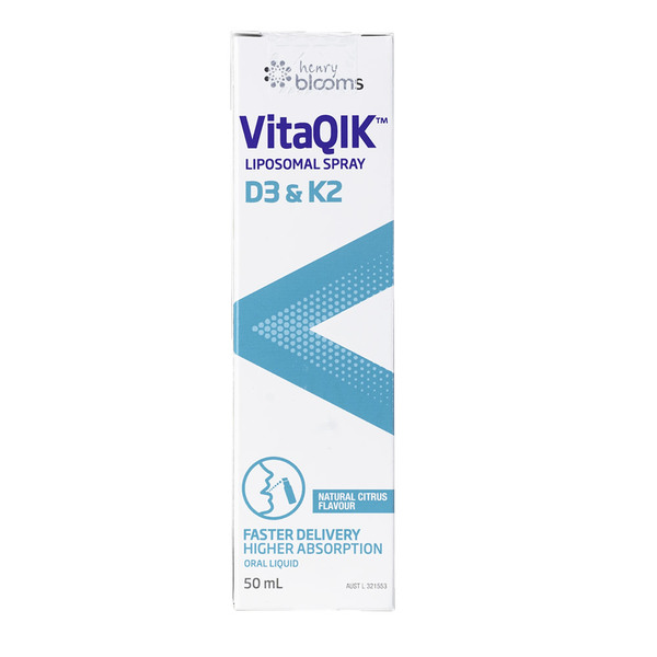 VitaQIK Liposomski Vitamin D3 + K2, pršilo (50 ml)