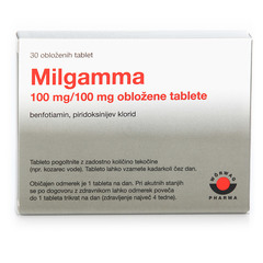 Milgamma 100 mg/100 mg, obložene tablete (60 obloženih tablet)