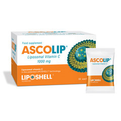 Liposomski Vitamin C 1000 mg Ascolip, vrečice (30 vrečic)