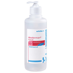 Desderman Pure Gel, gel za razkuževanje rok - s pumpico (500 ml)