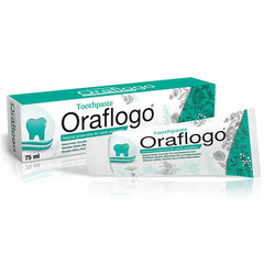 Oraflogo, zobna pasta za občutljiva in suha usta (75 ml)