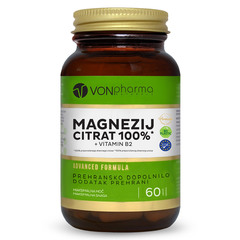 VONpharma Magnezij Citrat + Vitamin B2, tablete (60 tablet)