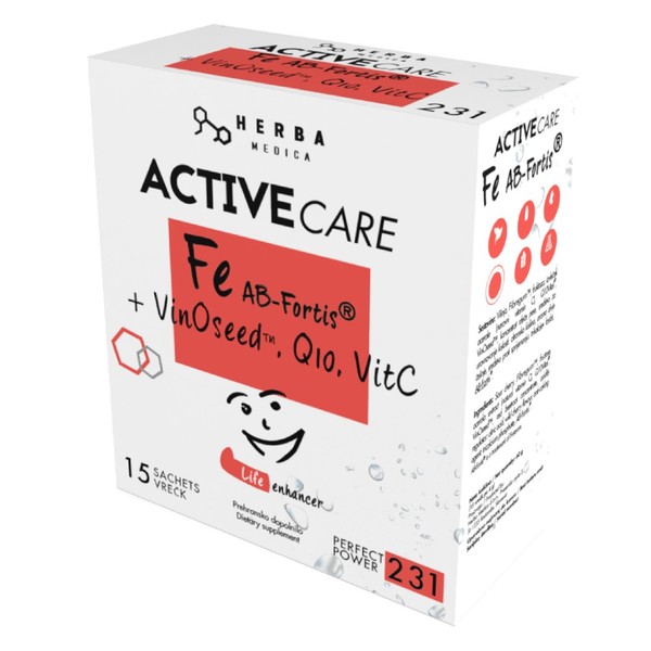 ActiveCare Herbamedica, prašek za pripravo napitka z okusom divje češnje - vrečka (15 x 4 g)