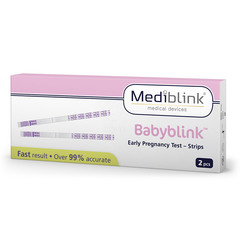 Mediblink M150 Babyblink, test nosečnosti - lističi (2 testa nosečnosti)