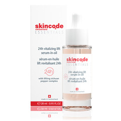 Skincode 24h Vitalizing Lift Serum-in-Oil, 24-urni poživitven serum v olju (28 ml)