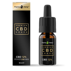 CBD Premium 1200 mg, kapljice v olivnem olju (10 ml)