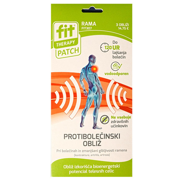 Fit Therapy, protibolečinski obliž - Rama (3 obliži)