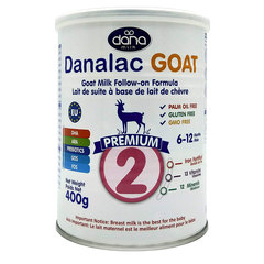 Danalac GOAT 2, nadaljevalno mleko za dojenčke na osnovi kozjega mleka po dopolnjenem 6. mesecu (400 g)