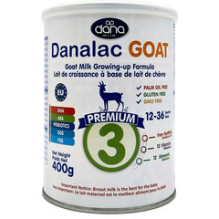 Danalac GOAT 3, nadaljevalno mleko na osnovi kozjega mleka za malčke po dopolnjenem 1. letu (400 g)