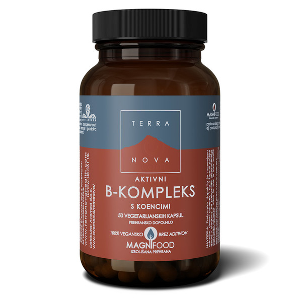 Terranova Aktivni B-Kompleks s koencimi, kapsule (50 kapsul)