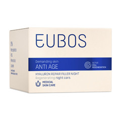 Eubos Anti-Age Hyaluron repair Filler Night, nočna krema (50 ml)