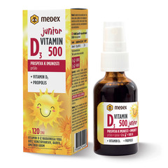 Vitamin D3 Junior 500 I.E. Medex, pršilo (30 ml)