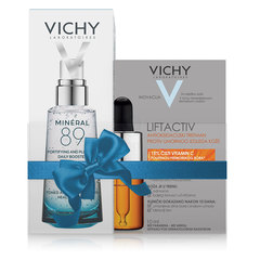 Vichy Mineral 89 Booster + Liftactiv Fresh Shot, paket (50 ml + 10 ml)