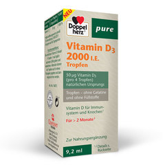Doppelherz Pure Vitamin D3 2000 I.E., kapljice (9,2 ml)
