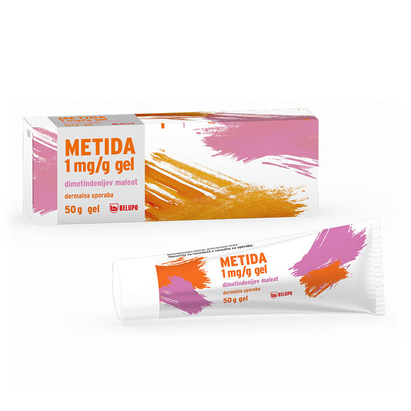  Metida 1 mg/ml, gel v tubi (50 g)