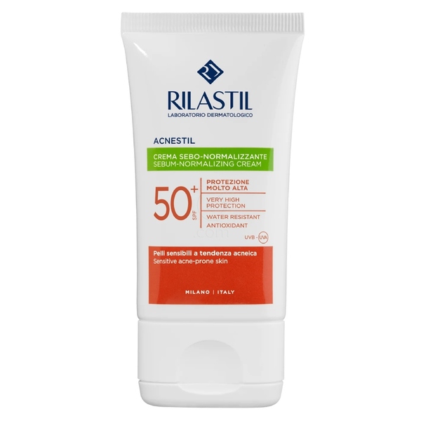 Rilastil Sun System Acnestil Photoprotective, krema za zaščito pred soncem - ZF 50+ (40 ml)