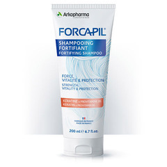 Forcapil Keratine+Provitamine B5, šampon za krepitev, revitalizacijo in zaščito las (200 ml)