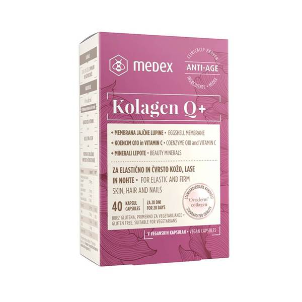 Medex, Kolagen Q+ v kapsuli (40 kapsul)
