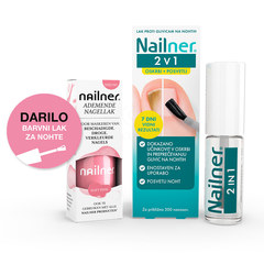 Nailner Brush 2v1, lak proti glivicam na nohtih (5 ml)