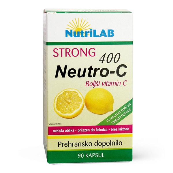 Nutrilab Neutro-C Strong 400 mg, kapsule (90 kapsul)